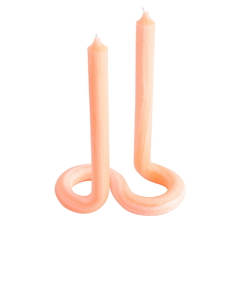 Image 1 of 54 Celsius Lex Pott Twist Candle in Orange