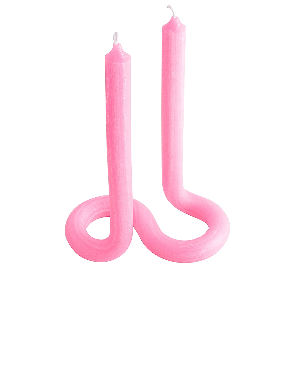 Image 1 of 54 Celsius Lex Pott Twist Candle in Pink