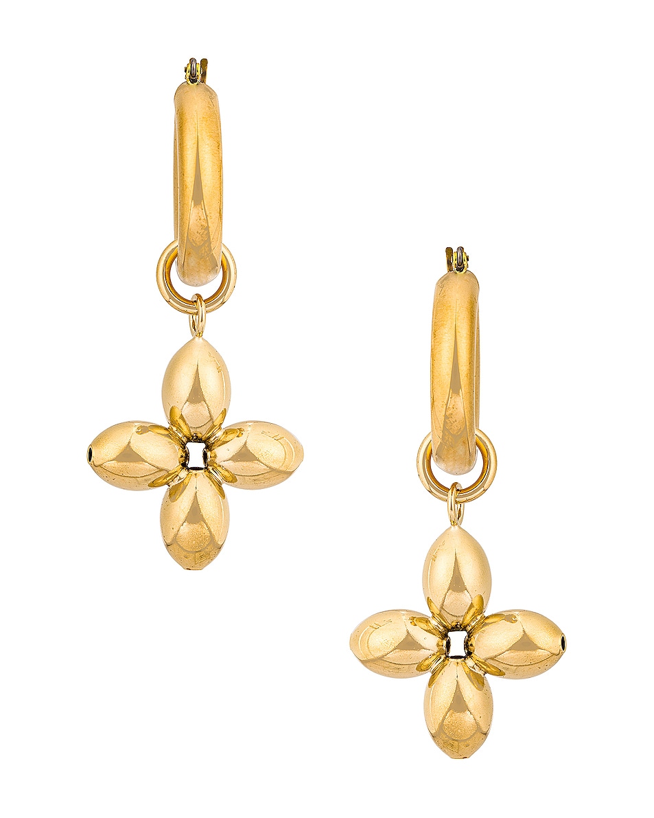 Image 1 of LAURA LOMBARDI Santina Earrings in Gold