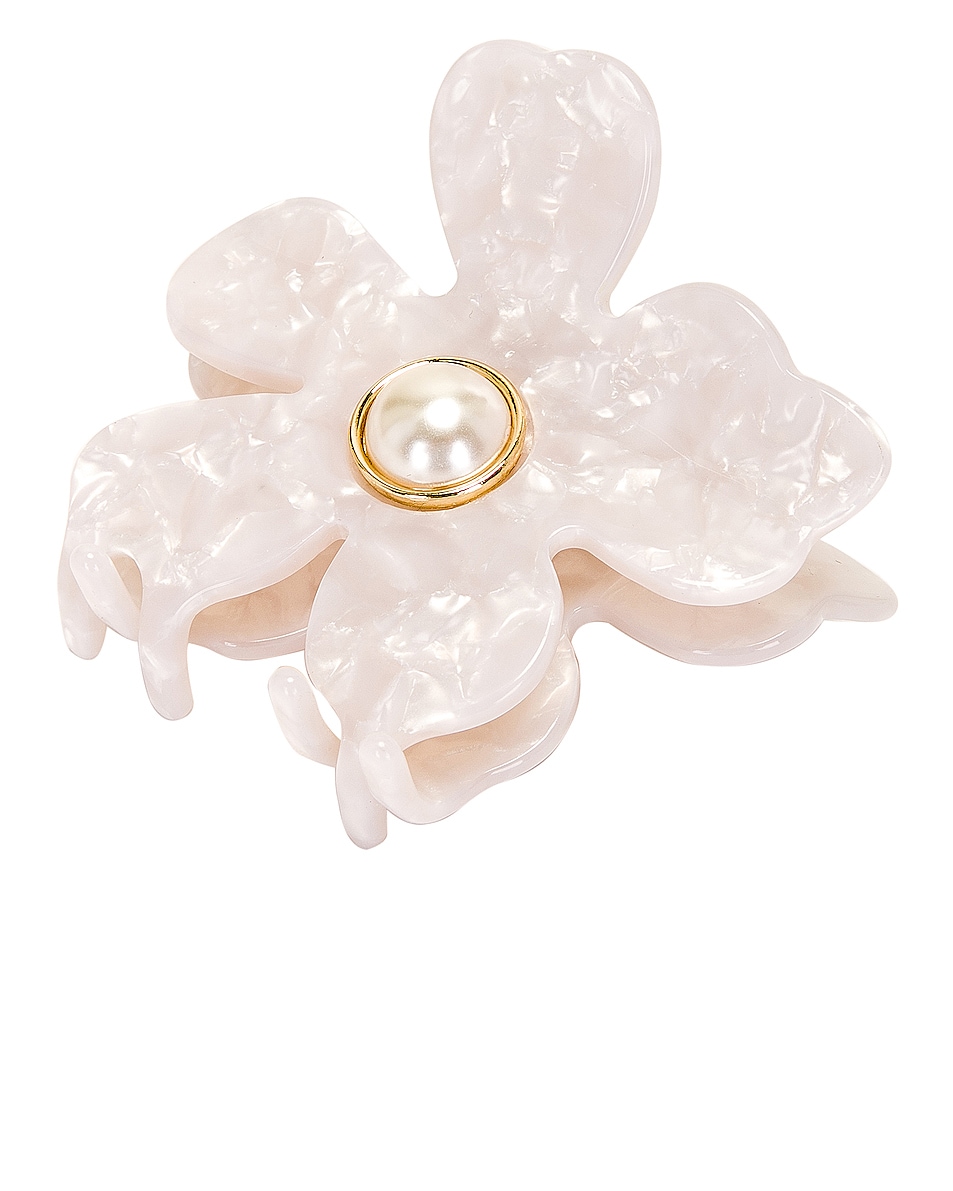 Image 1 of Lele Sadoughi Lily Claw Clip in Mother Of Pearl