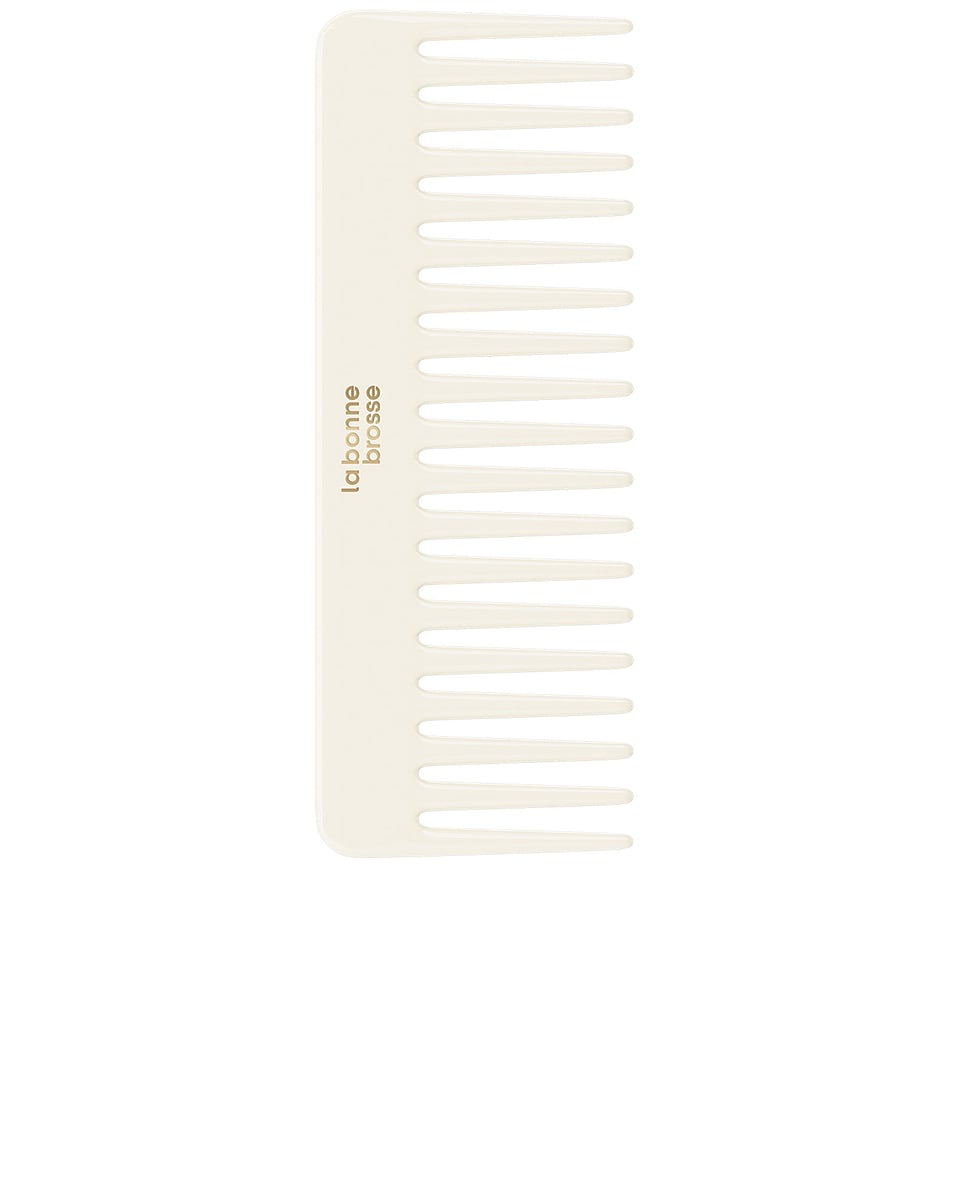 Image 1 of La Bonne Brosse Large Comb in Creamy White