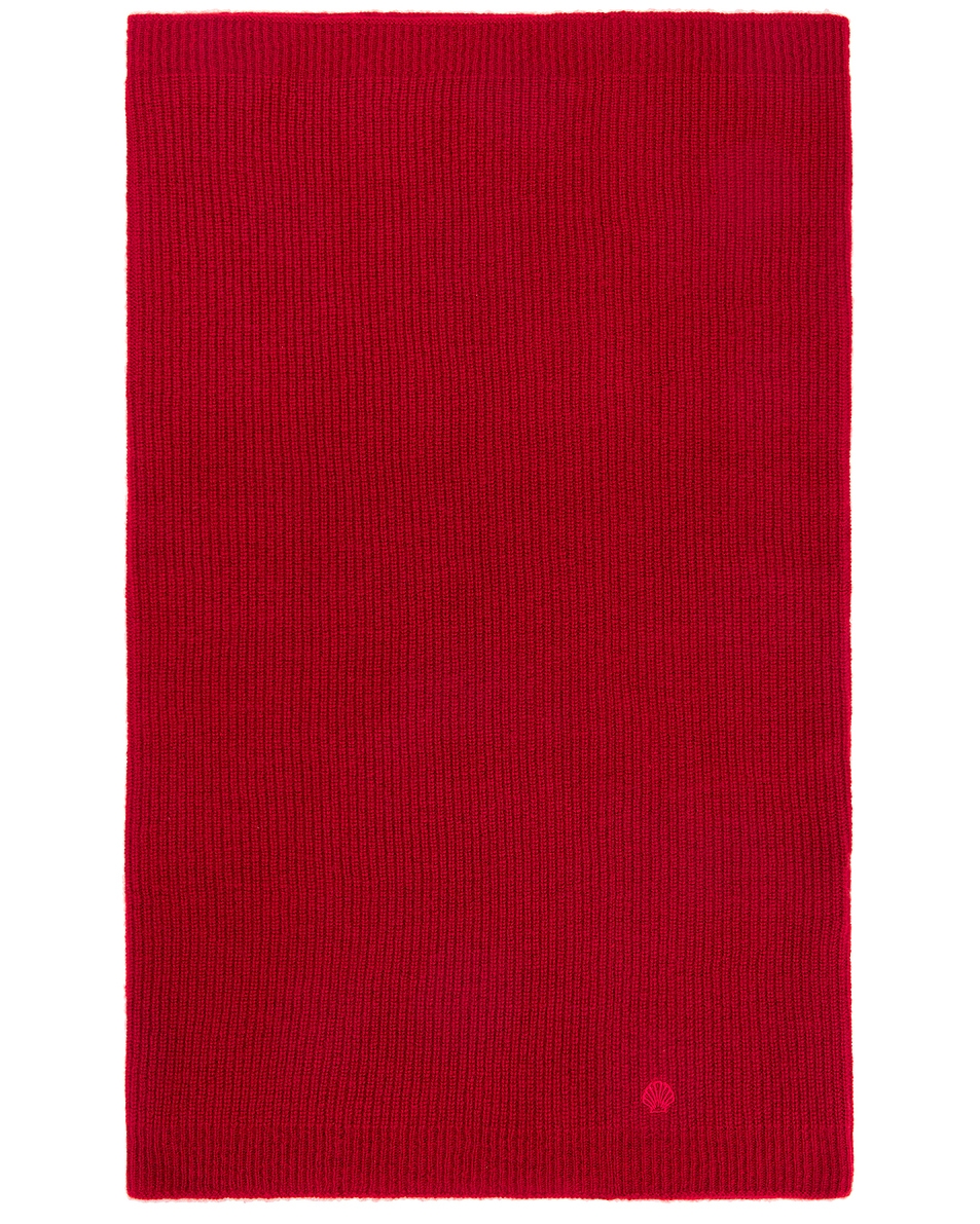 Image 1 of Loulou Studio Sabol Cashmere Scarf in Burgundy