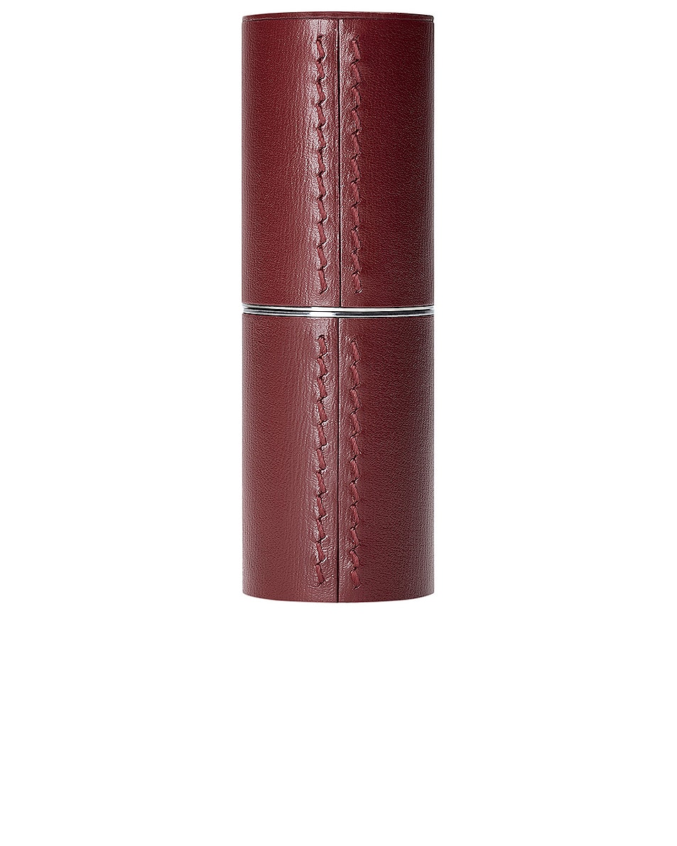 Image 1 of La Bouche Rouge Refillable Leather Case in Chocolate