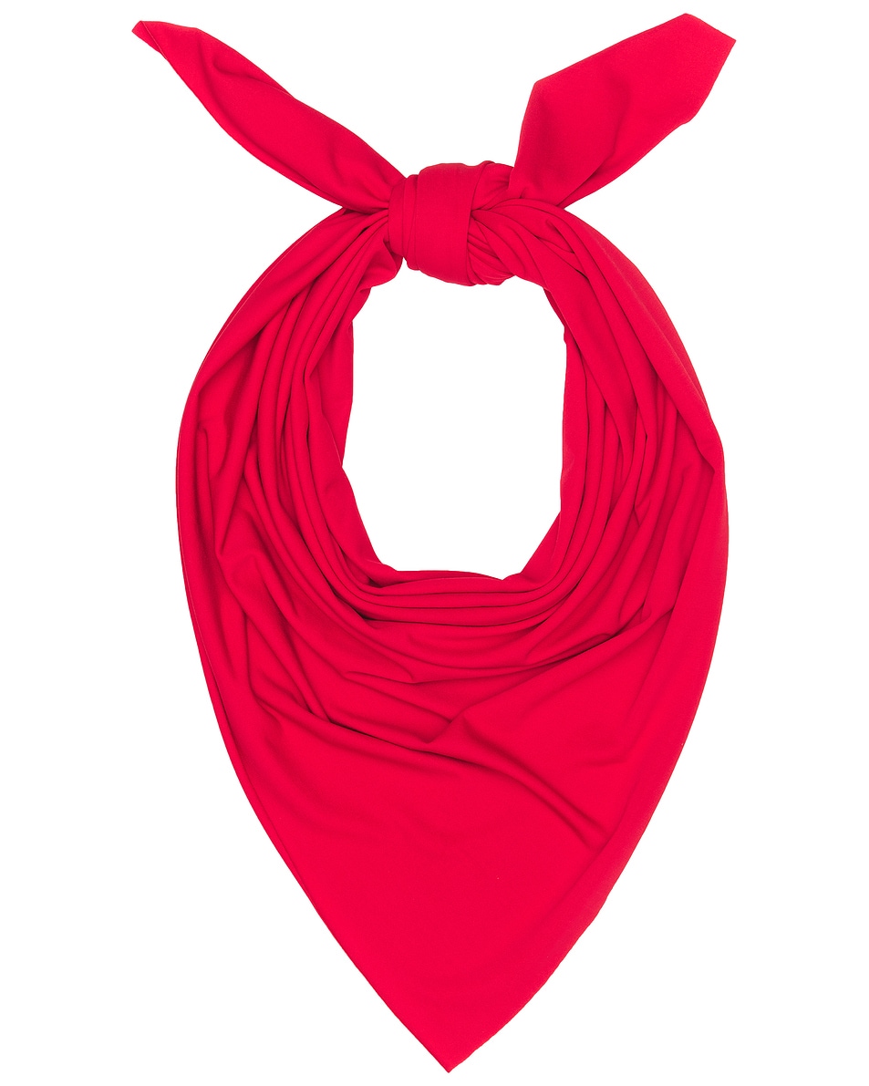 Image 1 of Magda Butrym Head Scarf in Red