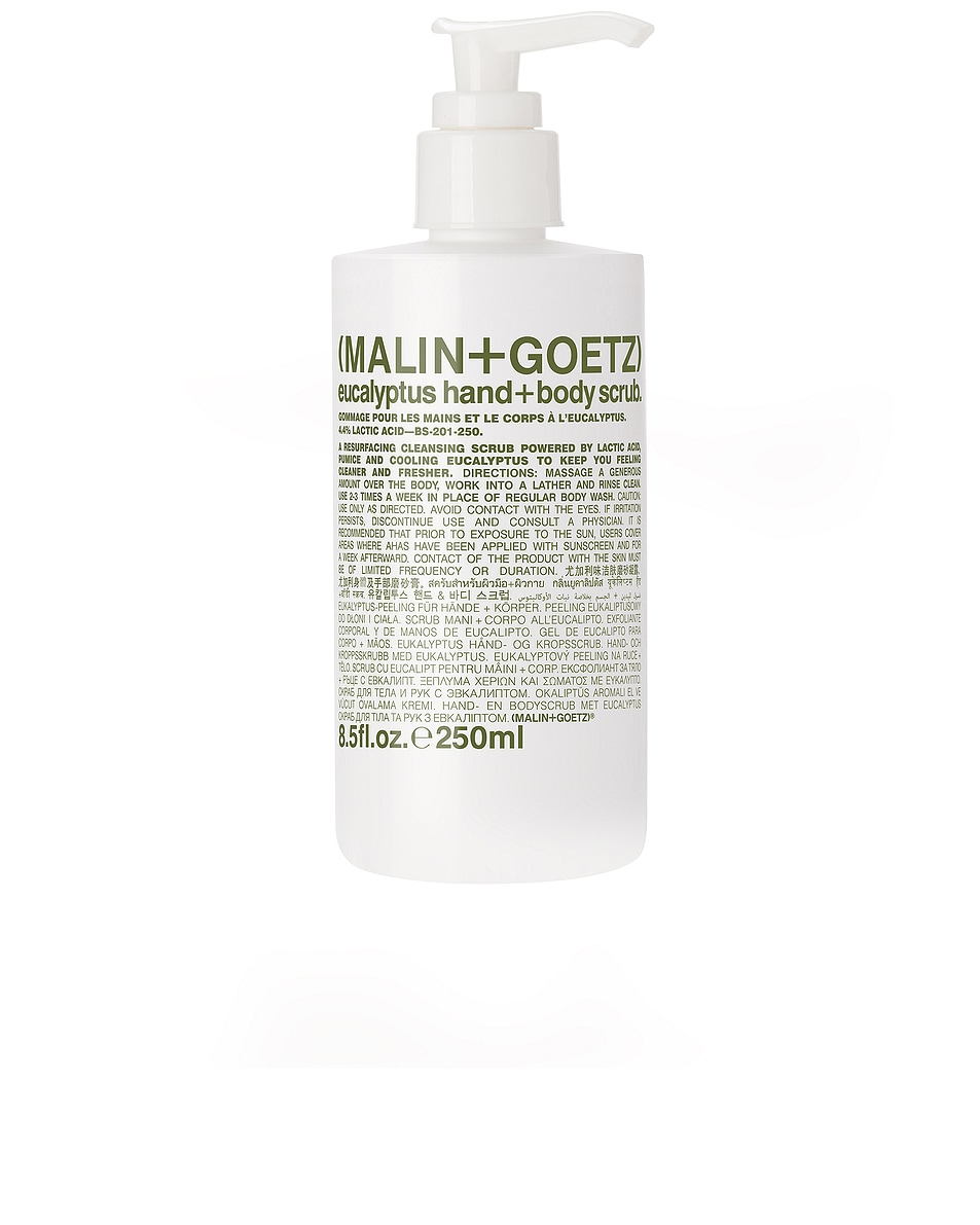 Image 1 of MALIN+GOETZ Eucalyptus Hand + Body Scrub in 