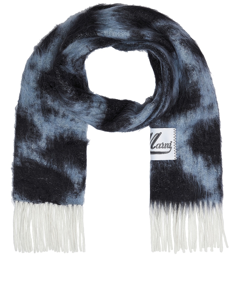 Image 1 of Marni Scarf in Leaden Blue