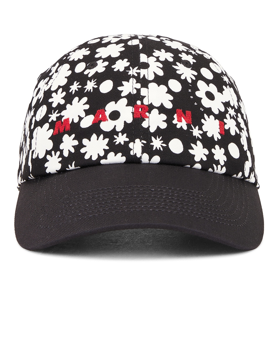 Image 1 of Marni Hat in Black & White