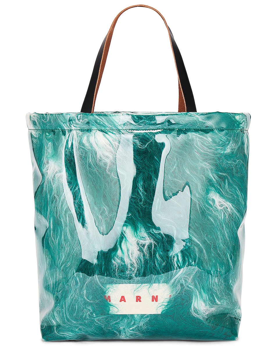 Image 1 of Marni Tote Bag in Jade