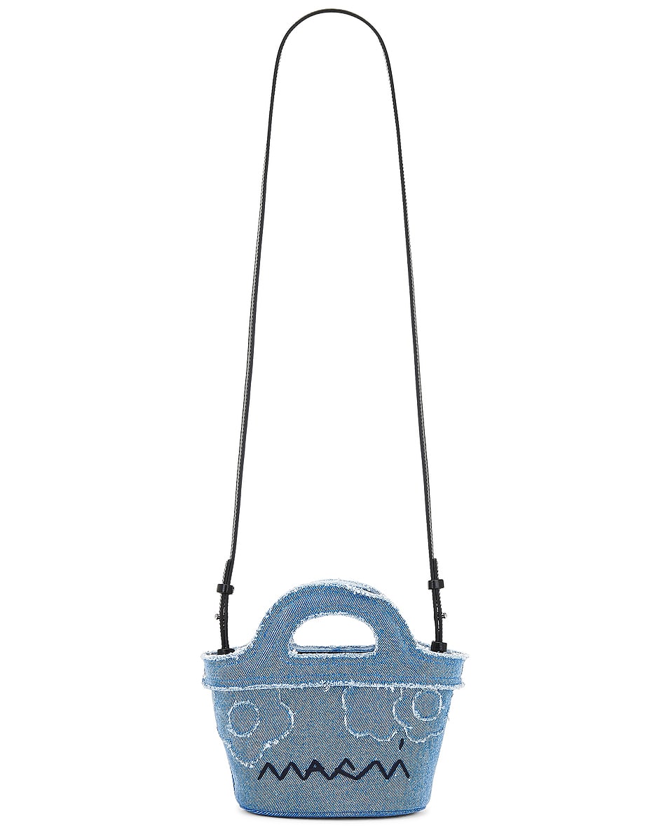 Image 1 of Marni Micro Tropicalia Bag in Cobalt