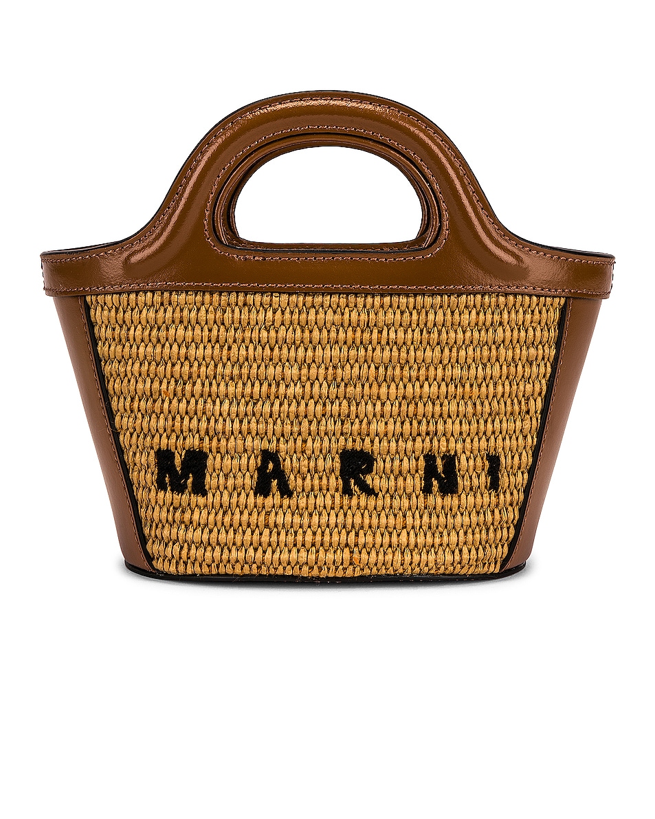 Image 1 of Marni Micro Tropicalia Bag in Sienna