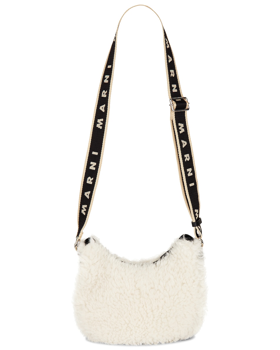 Image 1 of Marni Bey Small Bag in Natural White
