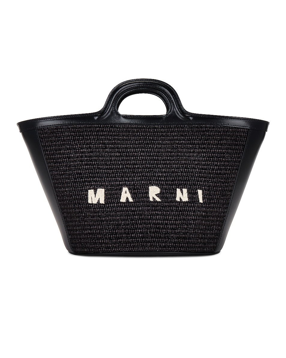 Image 1 of Marni Tropicalia Small Bag in Black