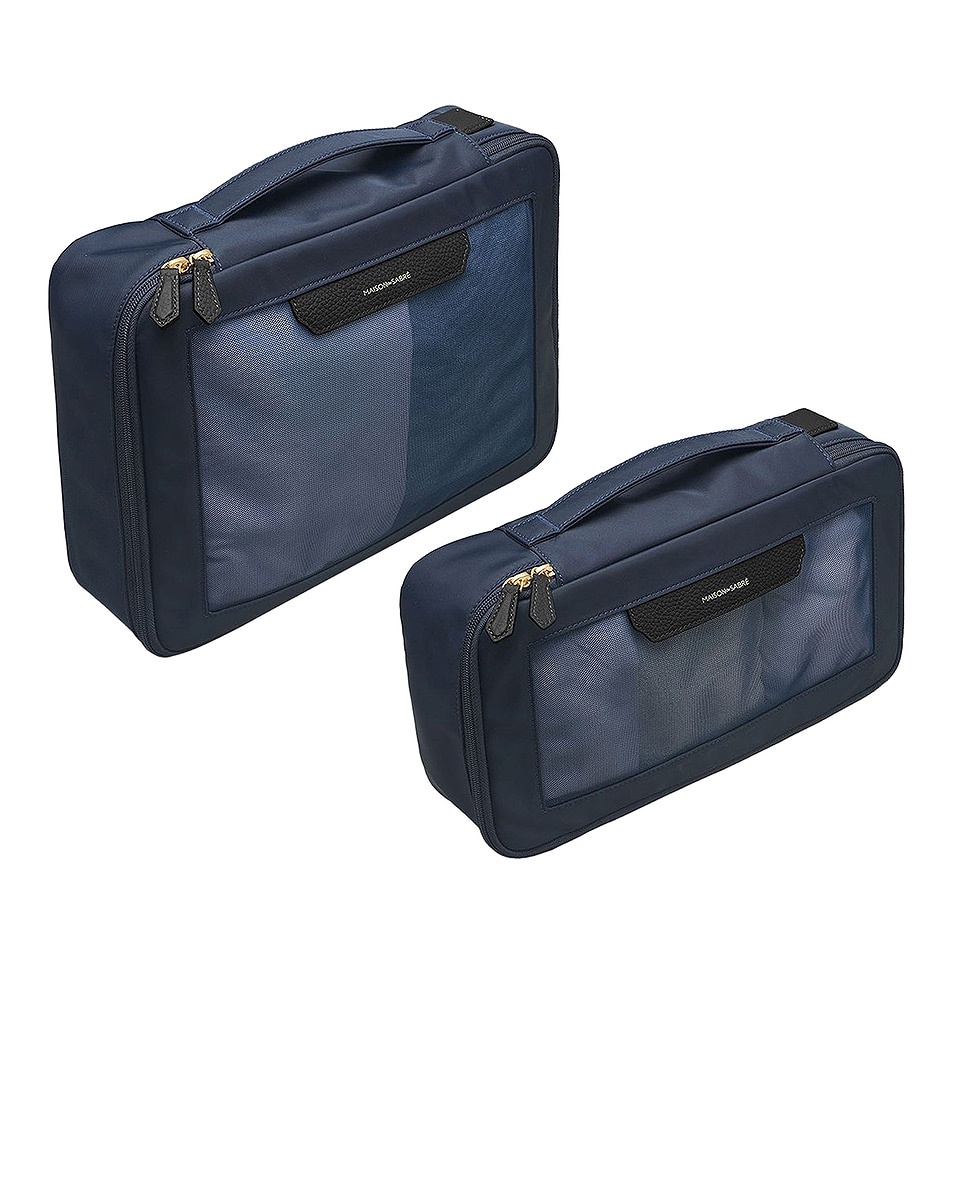 Image 1 of MAISON de SABRÉ MAISON de SABRE Packing Cubes Organizers in Pacific Caviar