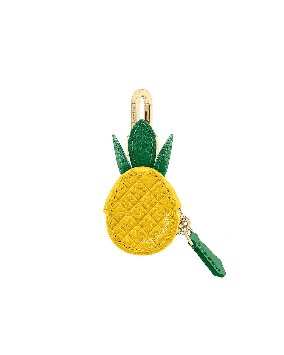 Image 1 of MAISON de SABRÉ MAISON de SABR Sabrmoji Fruit Charm in Pineapple