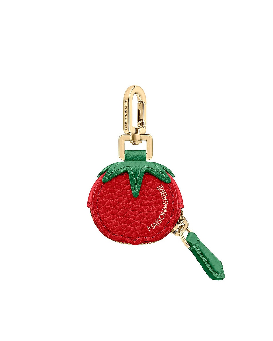 Image 1 of MAISON de SABRÉ MAISON de SABR Sabrmoji Fruit Charm in Tomato