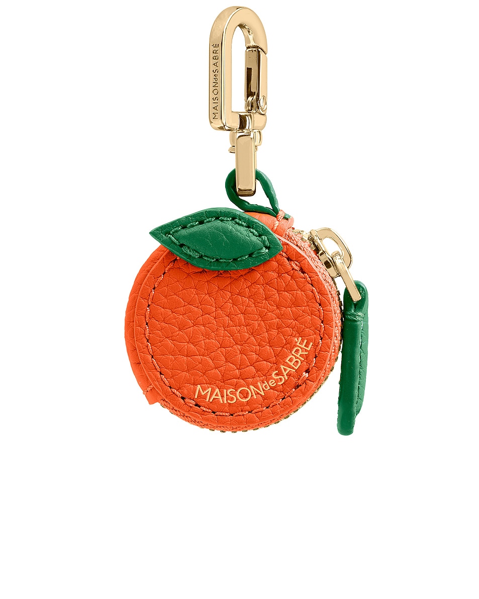 Image 1 of MAISON de SABRÉ Sabrémoji Fruit Charm in Orange Charm