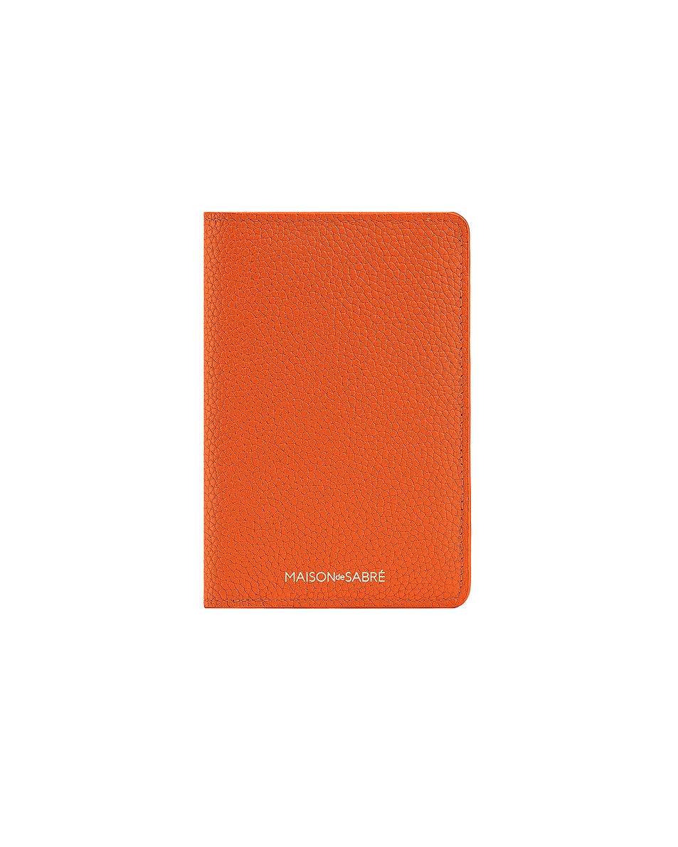 Image 1 of MAISON de SABRÉ The Passport Holder in Manhattan Orange