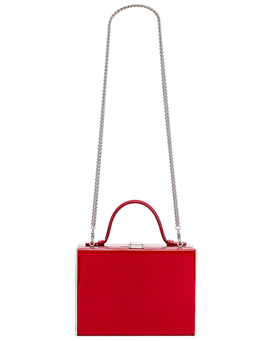 Mark Cross Rear Window Evening Bag in Red | FWRD