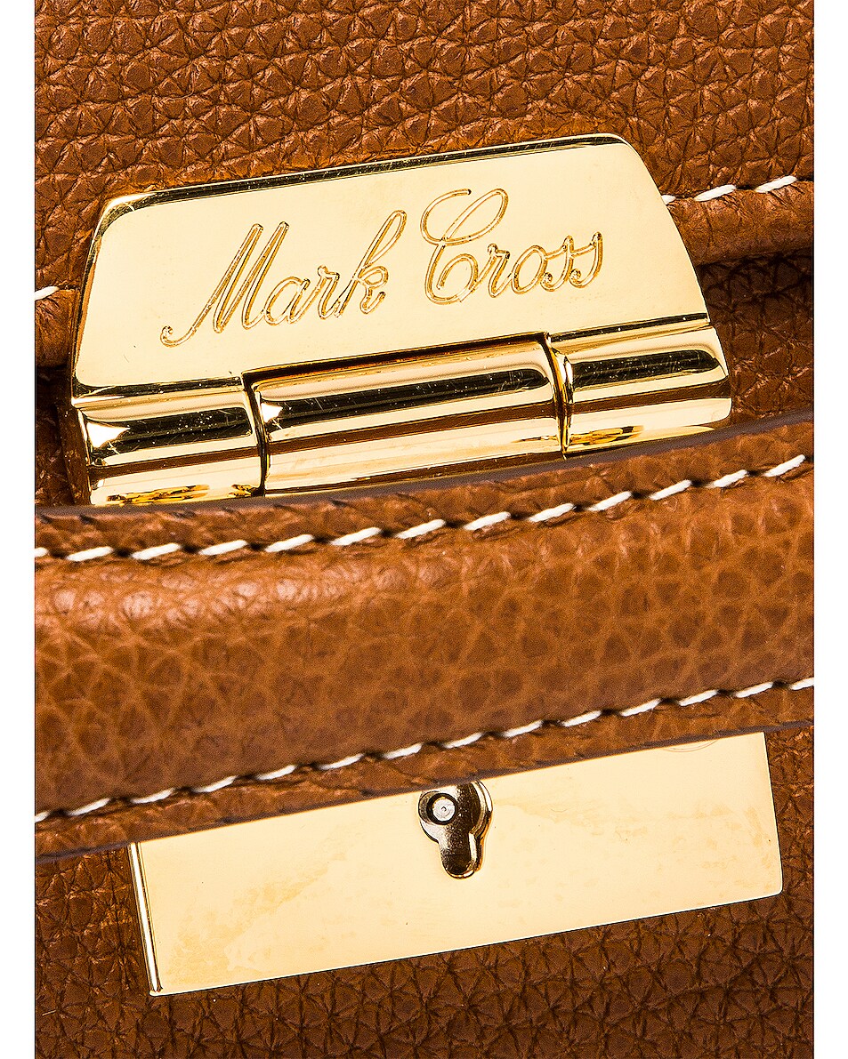 Mark Cross Small Grace Box Bag in Acorn | FWRD