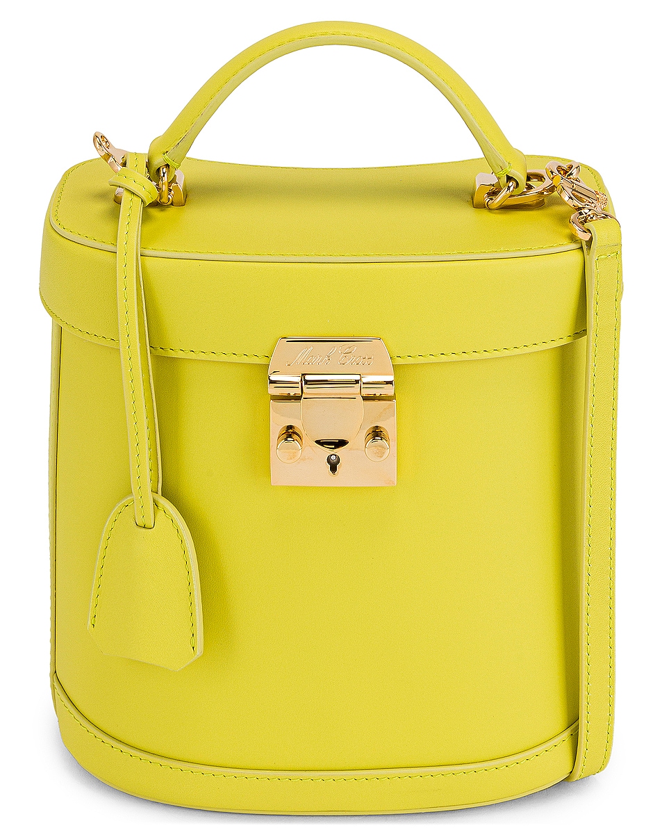 Image 1 of Mark Cross Benchley Leather Bag in Citron