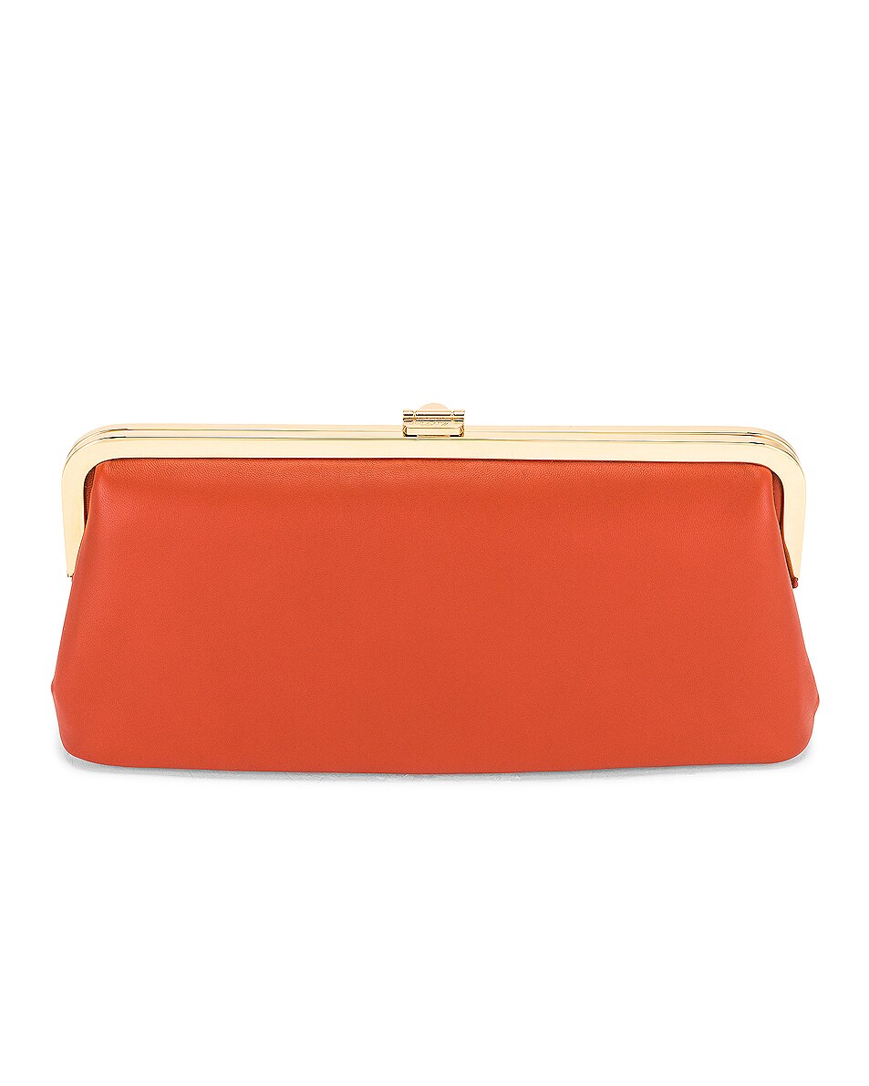 Mark Cross Susanna Frame Clutch in Picante | FWRD