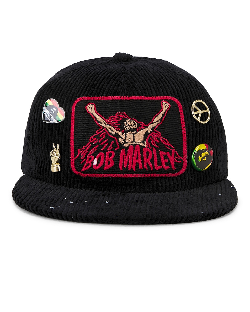 Image 1 of Madeworn Bob Marley Hat in Black