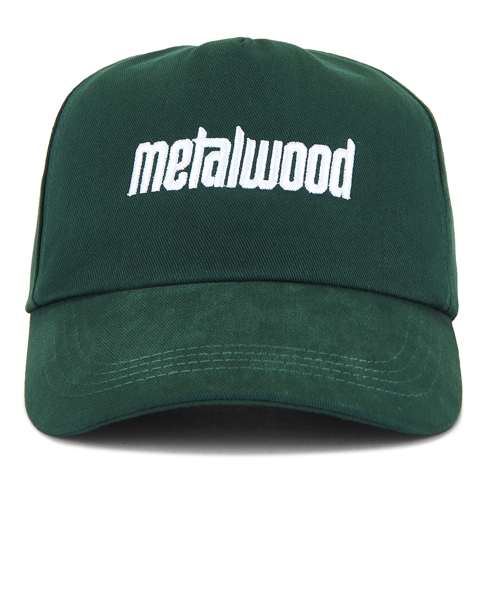 Image 1 of Metalwood Studio Metal Logo 5 Panel Hat in Spruce