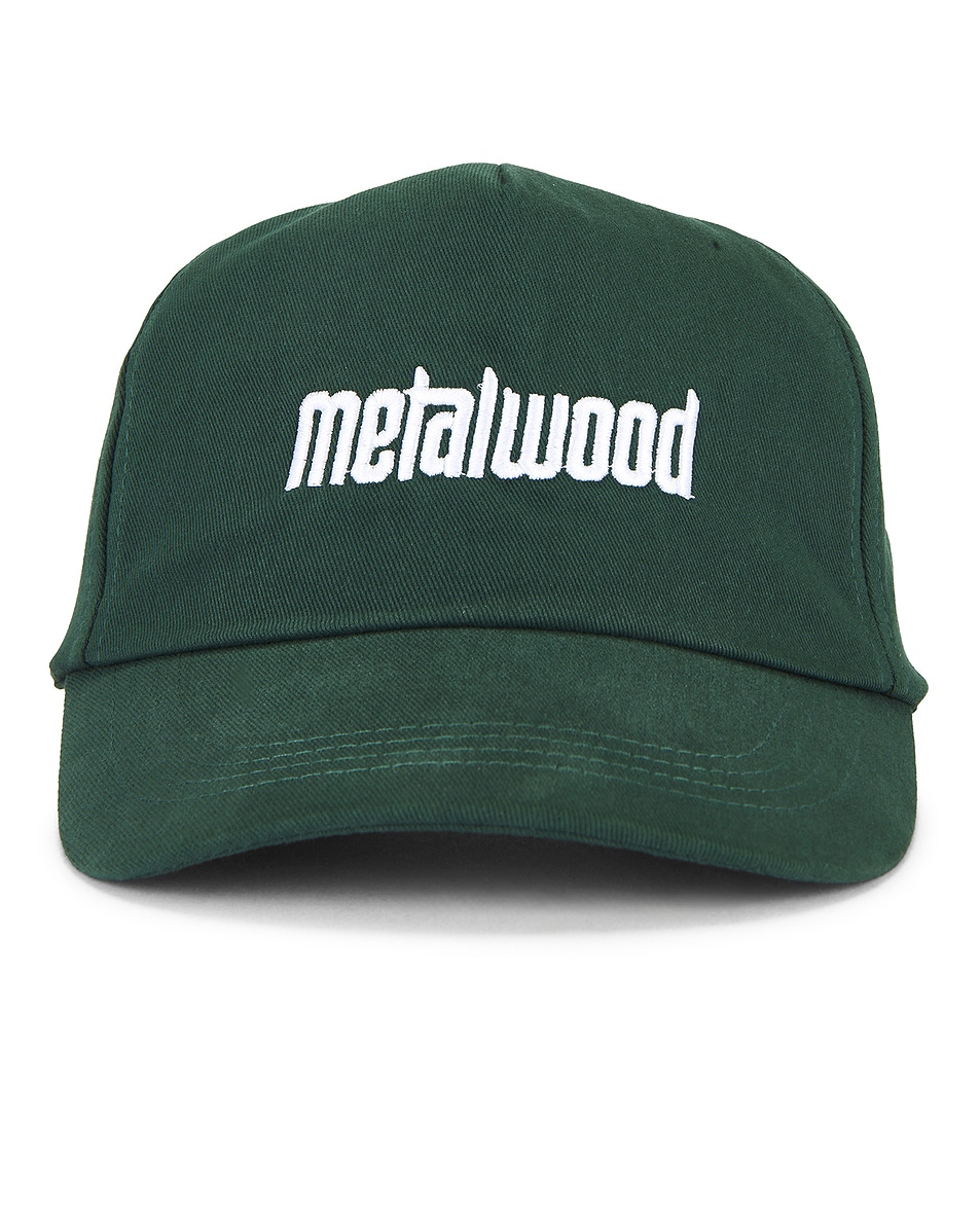 Image 1 of Metalwood Studio Metal Logo 5-Panel Hat in Spruce