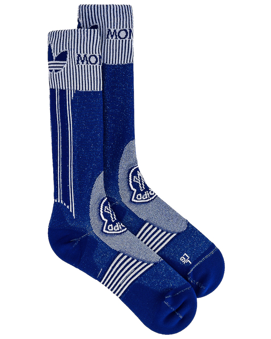 Image 1 of Moncler Genius x Adidas Socks in Blue