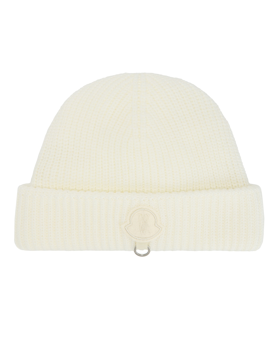 Image 1 of Moncler Genius X Willow Smith Wool Beanie in Cream