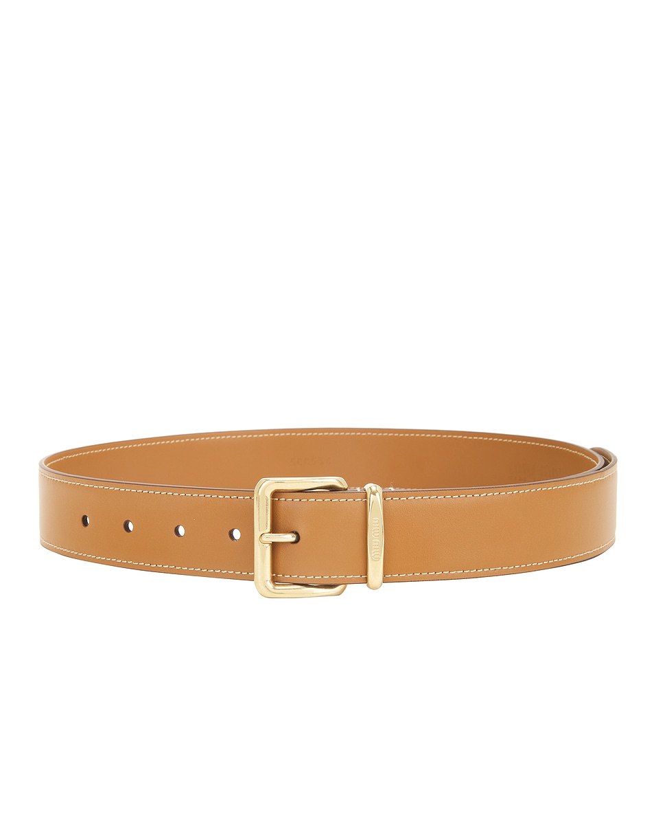 Image 1 of Miu Miu Leather Belt in Caramel