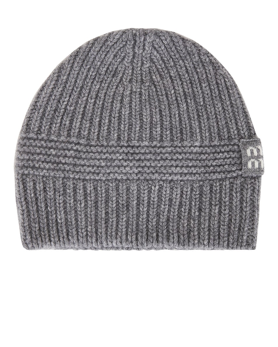 Image 1 of Miu Miu Cashmere Wool Beanie in Grey