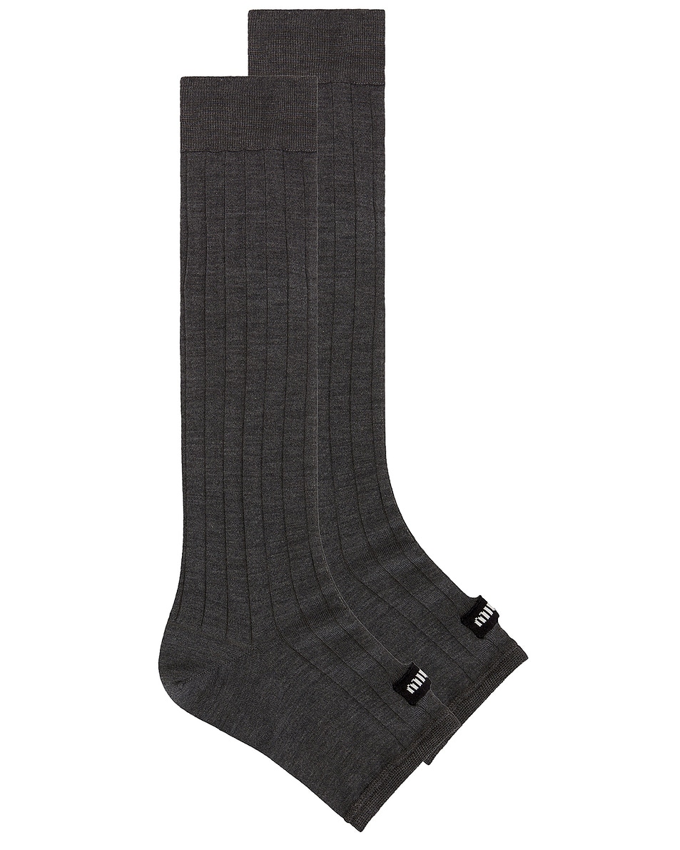 Image 1 of Miu Miu Leg Warmers in Ardesia