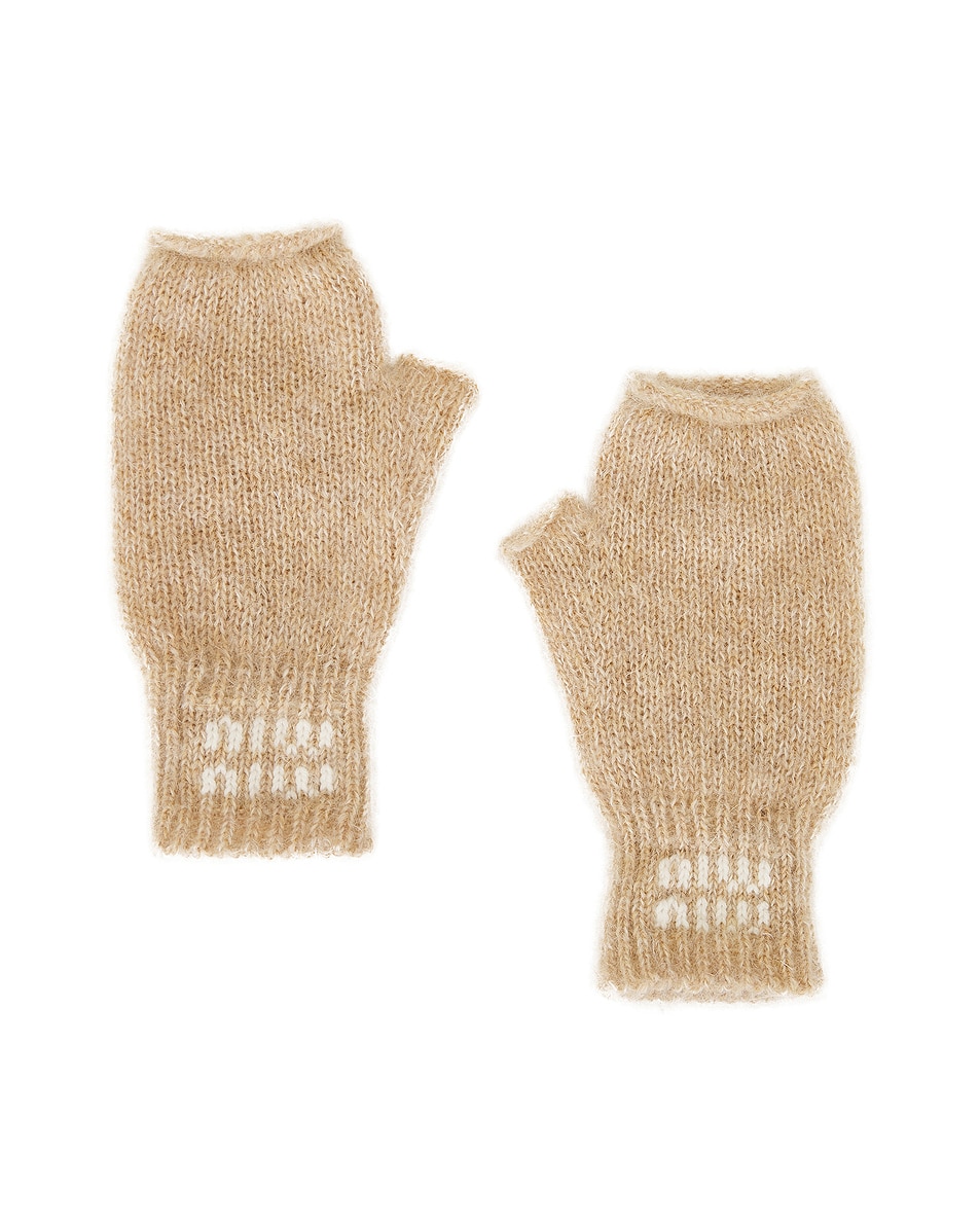 Image 1 of Miu Miu Gloves in Naturale