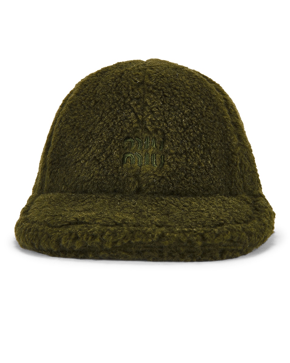 Image 1 of Miu Miu Baseball Cap in Tundra & Tabacco