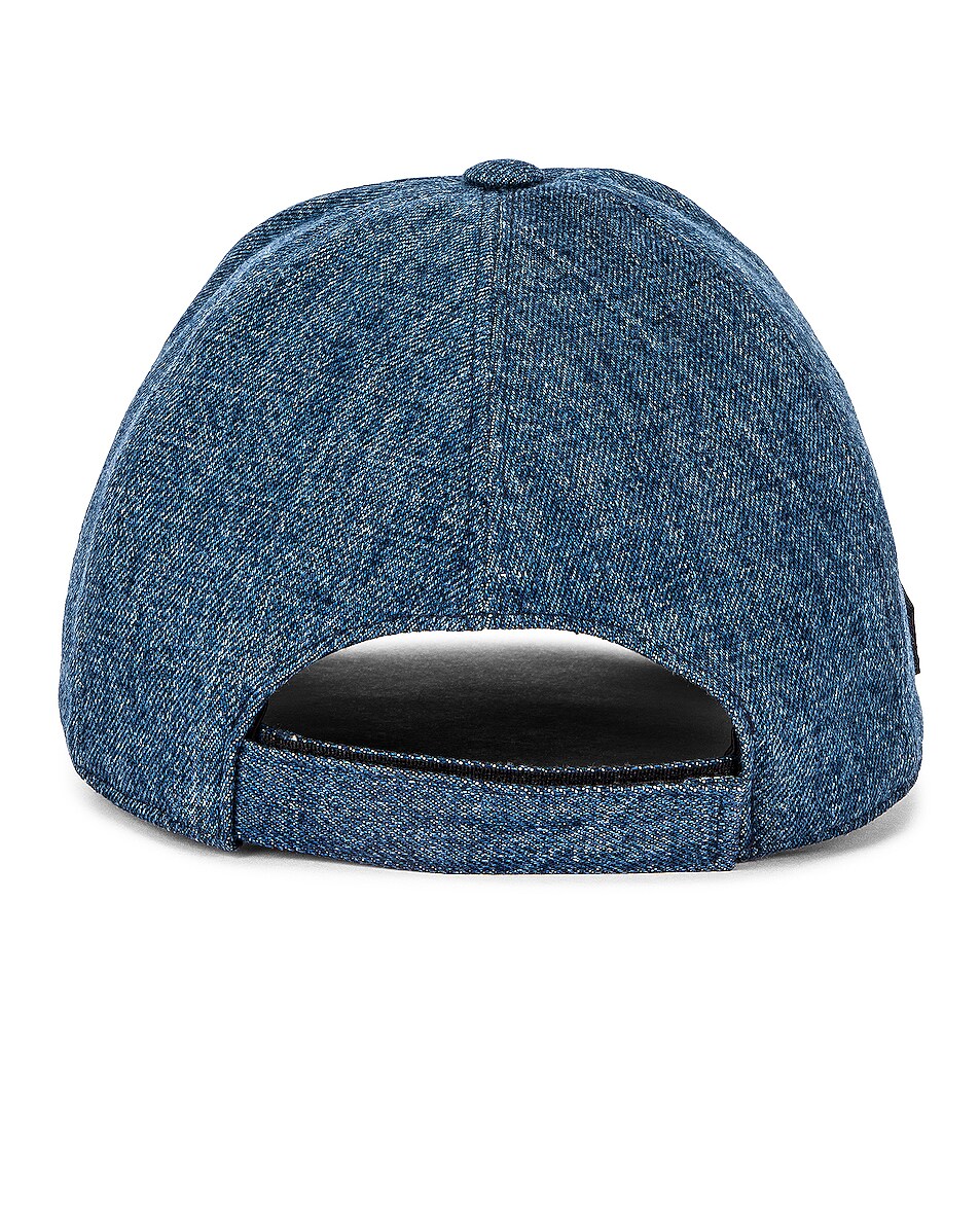 Miu Miu Denim Baseball Hat in Bleu | FWRD