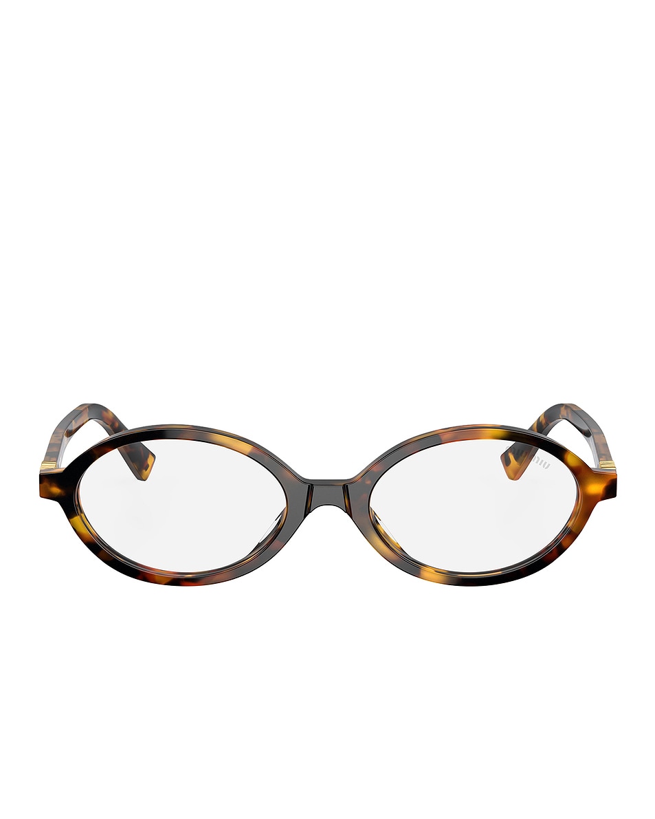 Image 1 of Miu Miu Optical Eyeglasses in Honey Havana