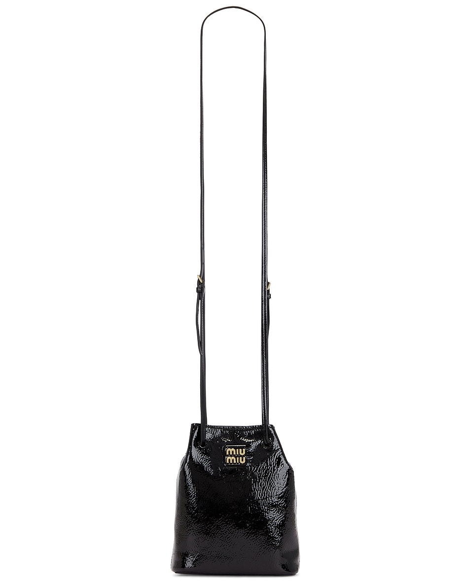 Image 1 of Miu Miu Naplak Contenitori Bag in Nero