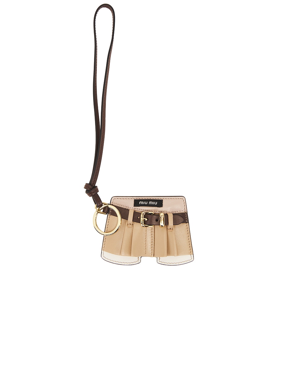 Image 1 of Miu Miu Skirt Bag Charm in Corda