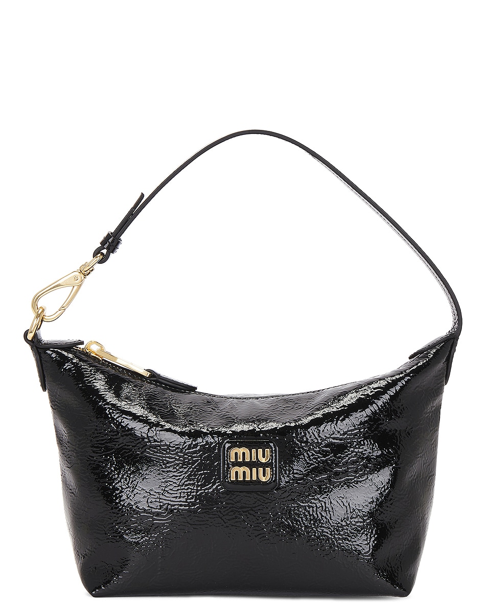 Image 1 of Miu Miu Naplak Contenitori Spirit Bag in Nero