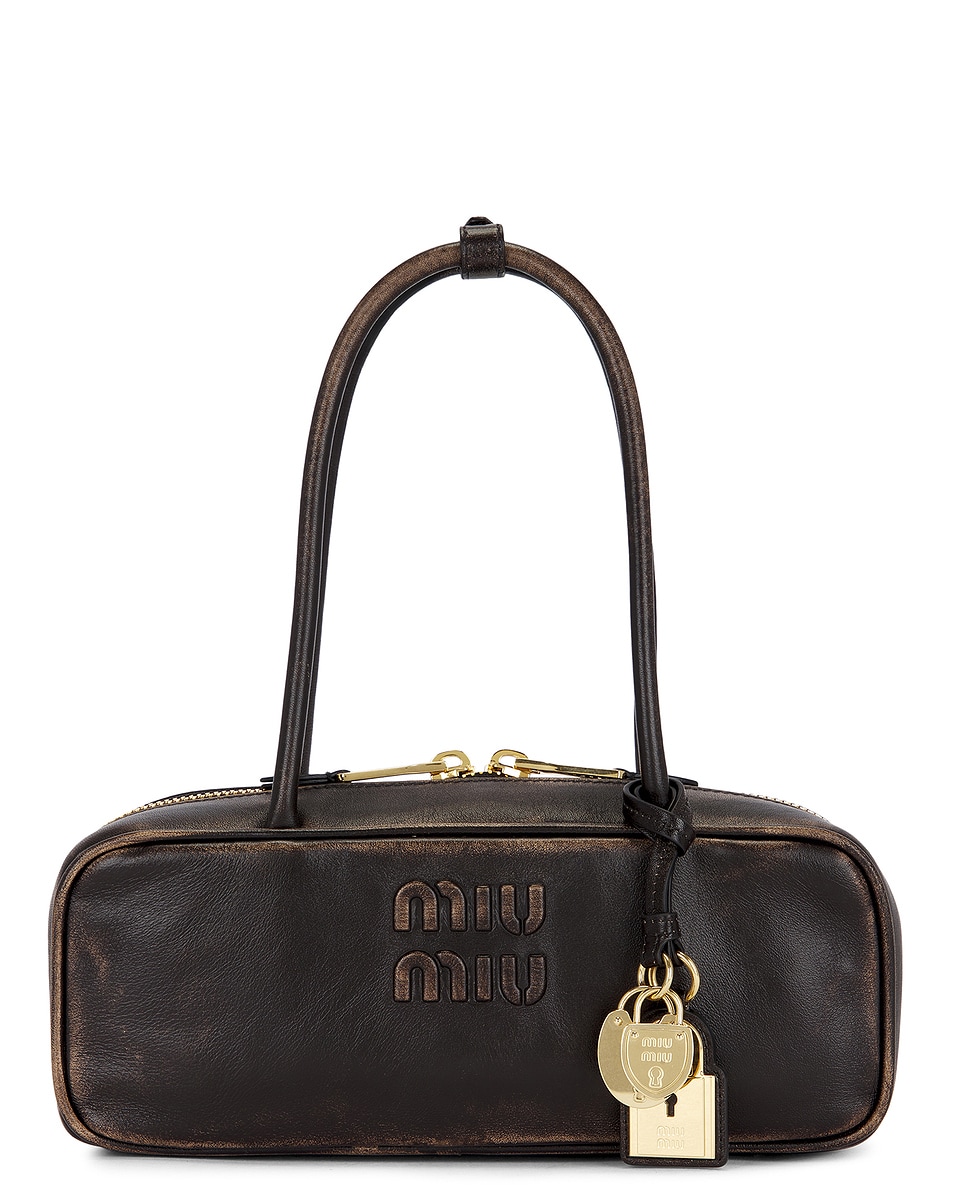 Image 1 of Miu Miu Beau Nappa Old Bag in Caffe