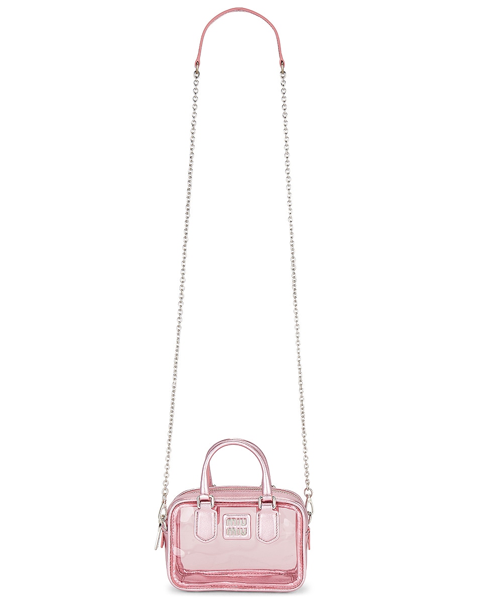 Image 1 of Miu Miu Top Handle Bag in Rosa Mordore