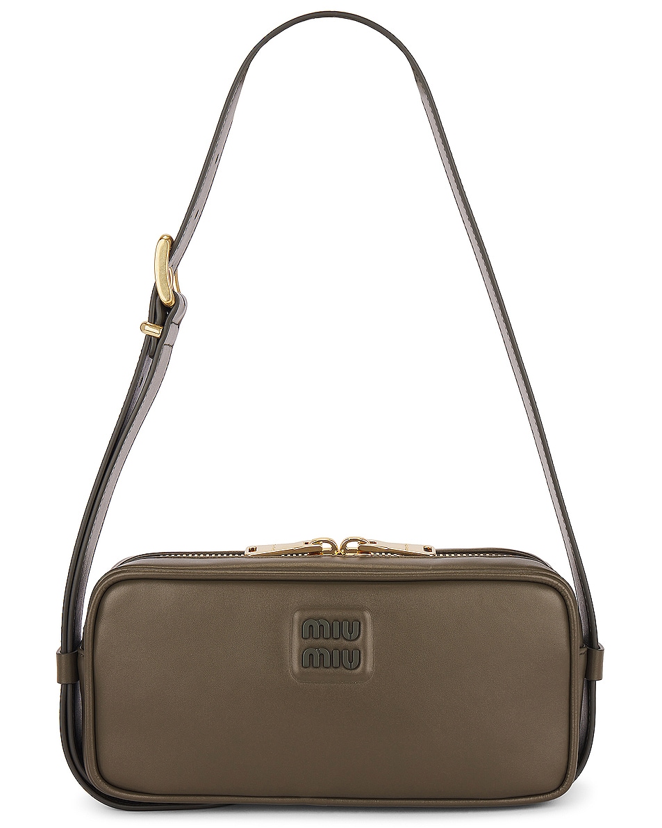 Miu Miu Shoulder Strap Camera Handbag in Miltare FWRD