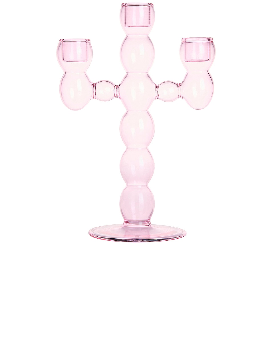 Image 1 of Maison Balzac Grande Volute Candle Holder in Pink