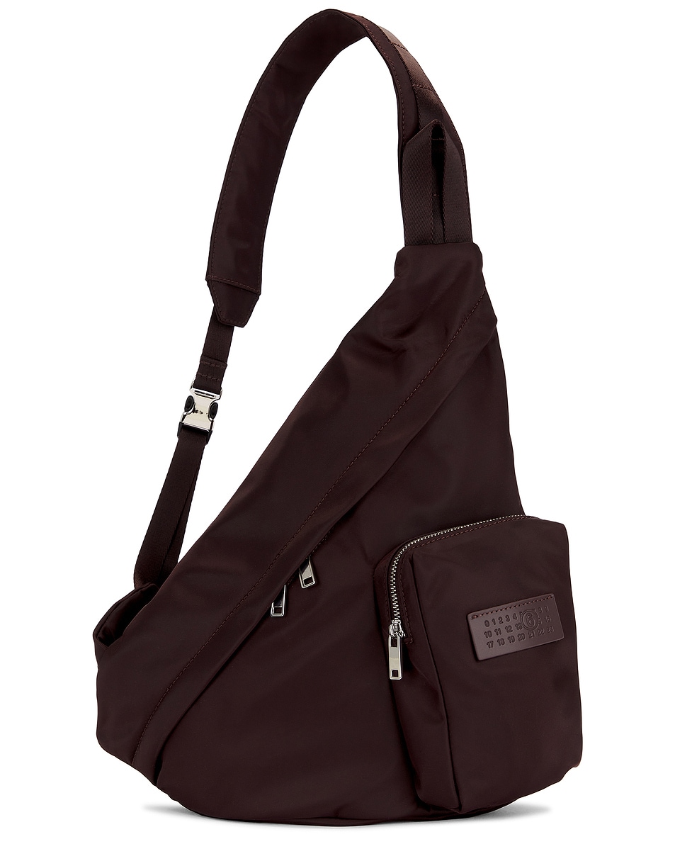 Image 1 of MM6 Maison Margiela Japanese Sling Bag in Fudge