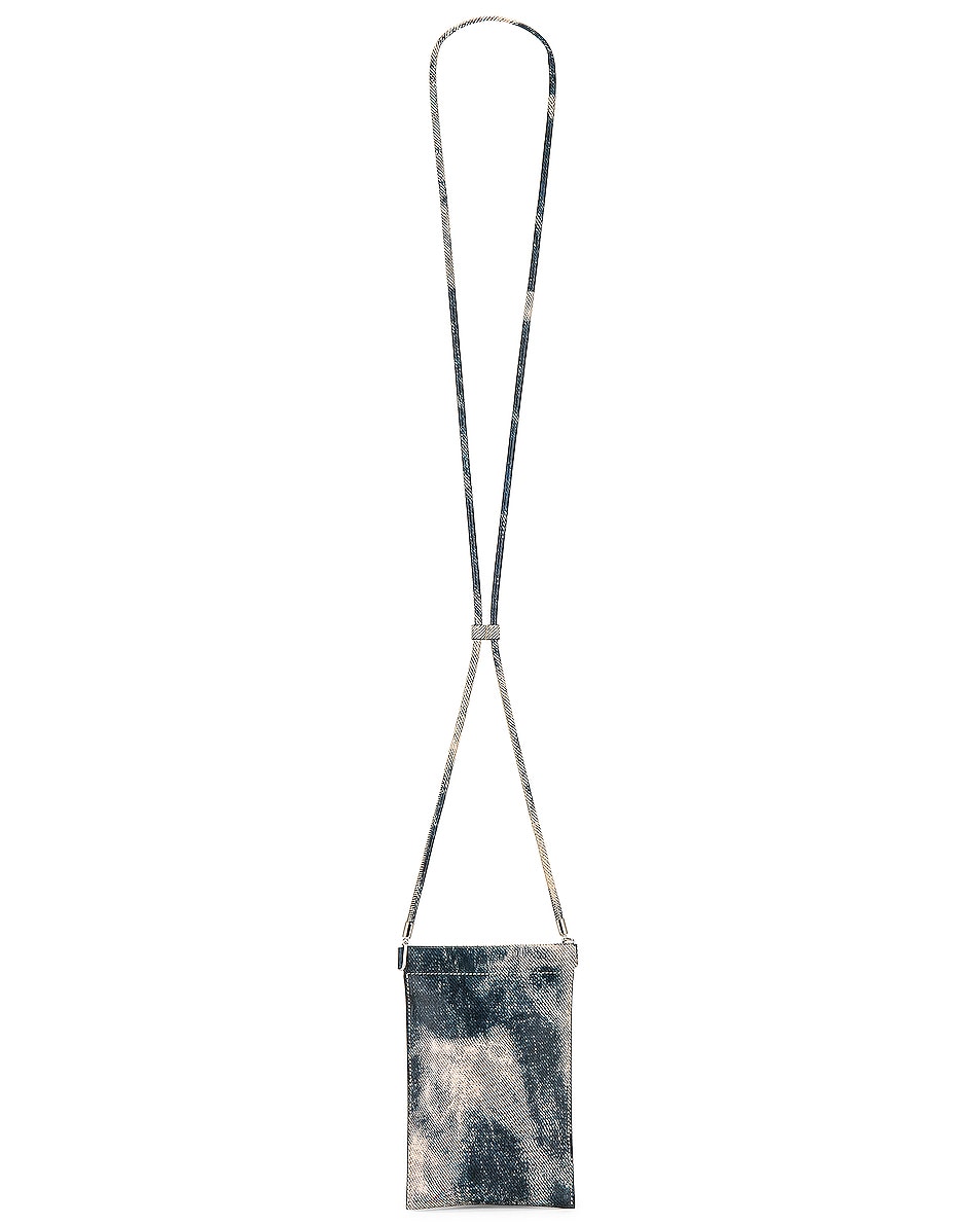 Image 1 of Maison Margiela Hanging Phone Pouch in Vintage Denim