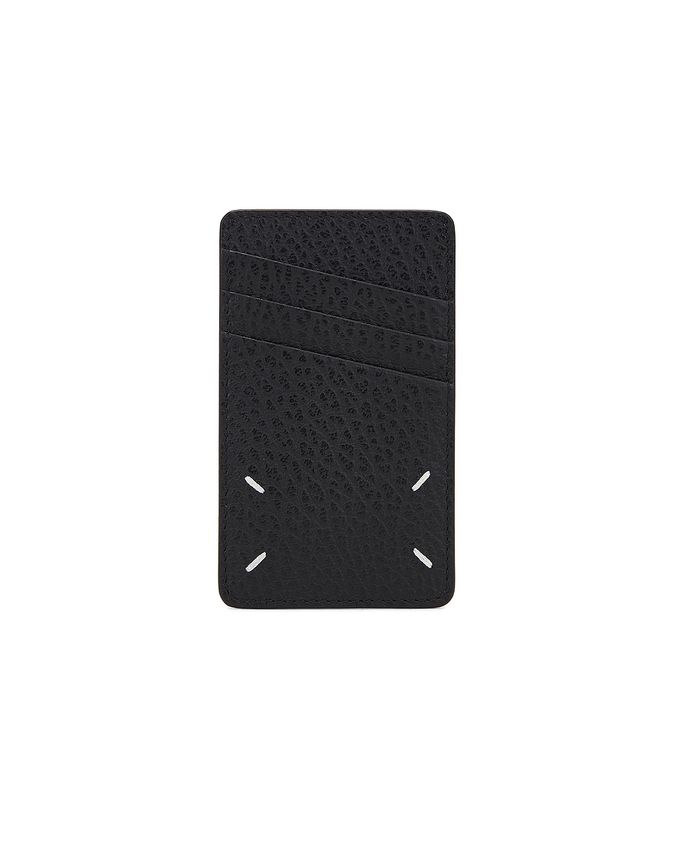 Image 1 of Maison Margiela Vertical Card Holder in Black