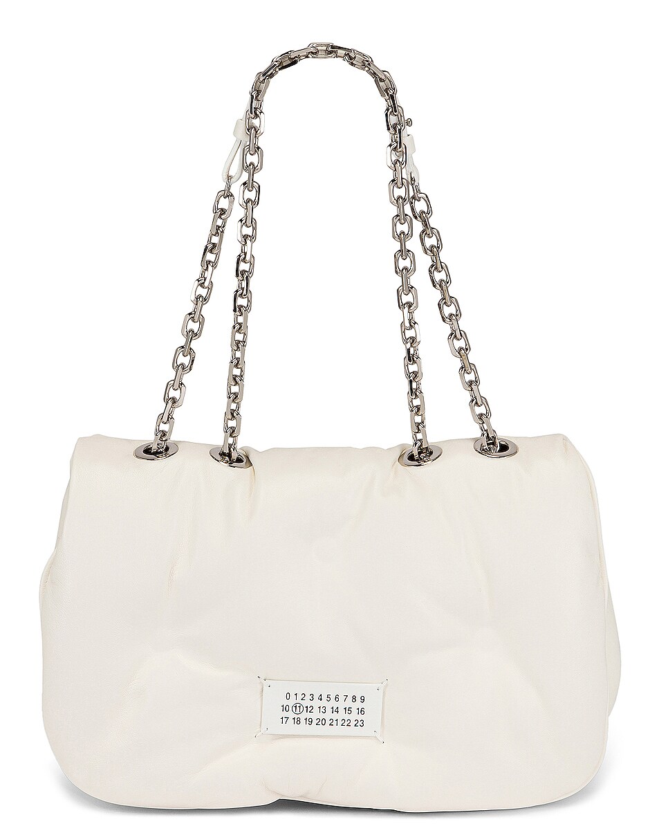 Image 1 of Maison Margiela Glam Slam Flap Bag in White