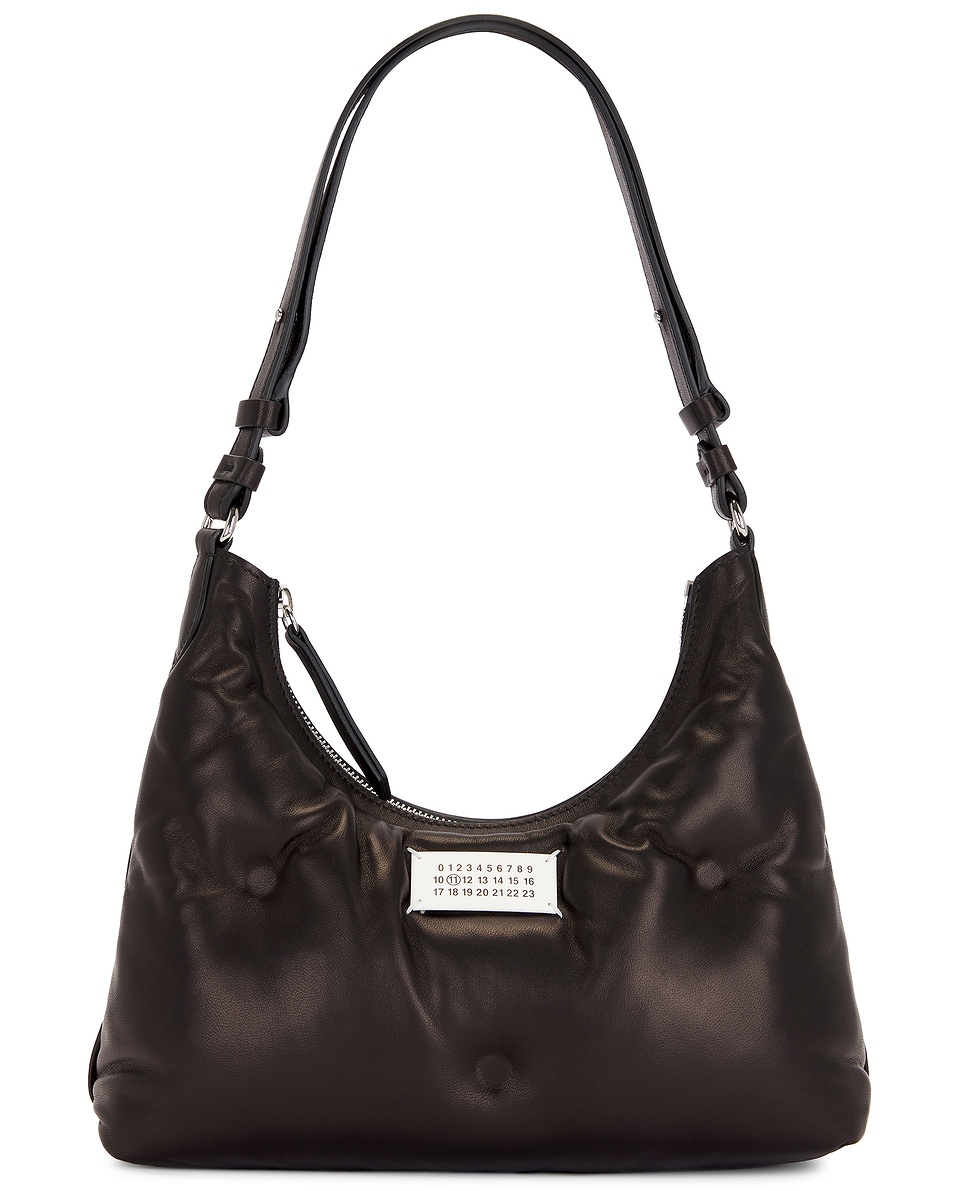 Image 1 of Maison Margiela Small Glam Slam Hobo Bag in Black