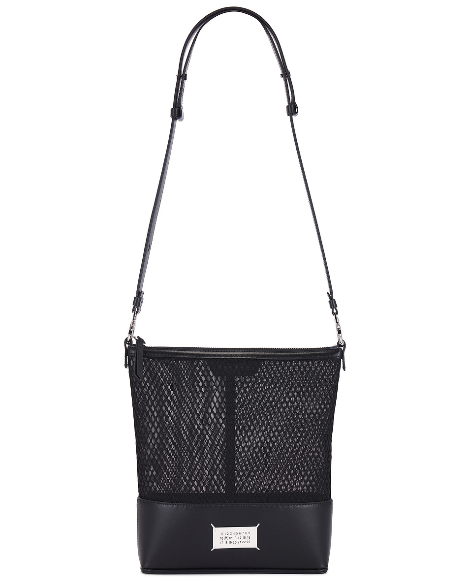 Image 1 of Maison Margiela Small 5AC Hobo Bag in Black